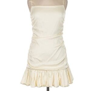 Cotton Candy Cream Mini Dress